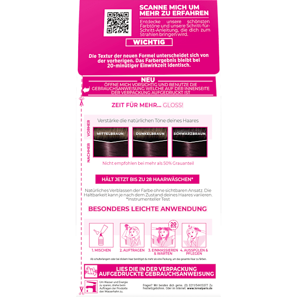 Intensivtönung 316 Dunkle Kirsche L'ORÉAL PARiS casting CRÈME GLOSS