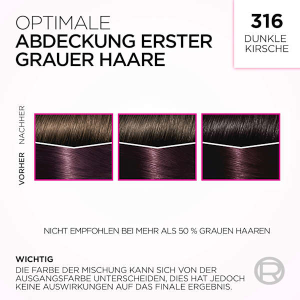 Intensivtönung 316 Dunkle Kirsche L'ORÉAL PARiS casting CRÈME GLOSS