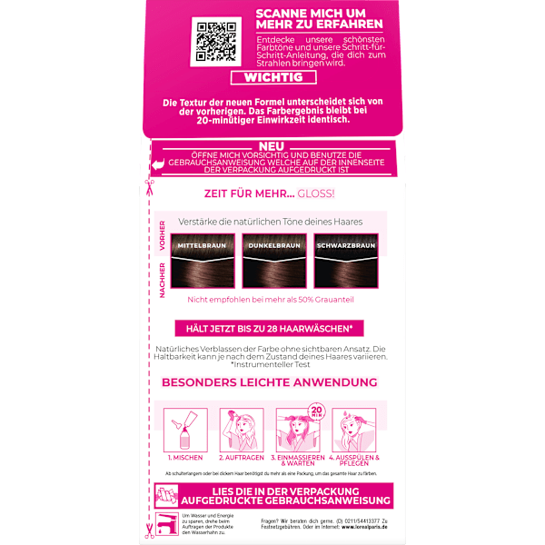 Intensivtönung 323 Dunkle Schokolade L'ORÉAL PARiS casting CRÈME GLOSS