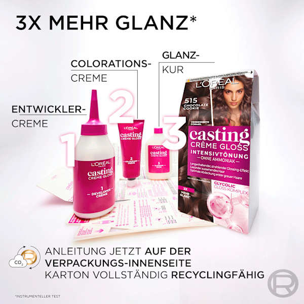 Intensivtönung 500 Hellbraun L'ORÉAL PARiS casting CRÈME GLOSS