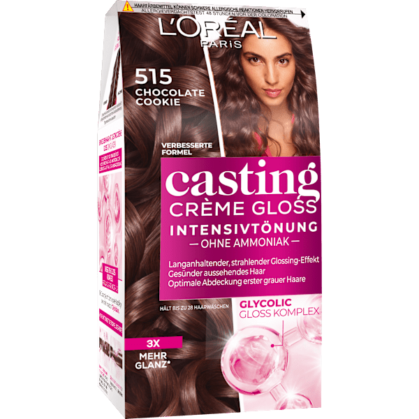 Intensivtönung 515 Chocolate Cookie L'ORÉAL PARiS casting CRÈME GLOSS
