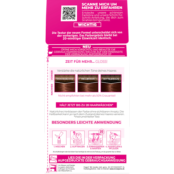 Intensivtönung 535 Chocolat L'ORÉAL PARiS casting CRÈME GLOSS