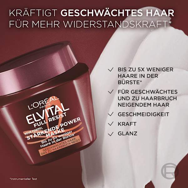 Haarmaske Full Resist L'ORÉAL PARiS ELVITAL