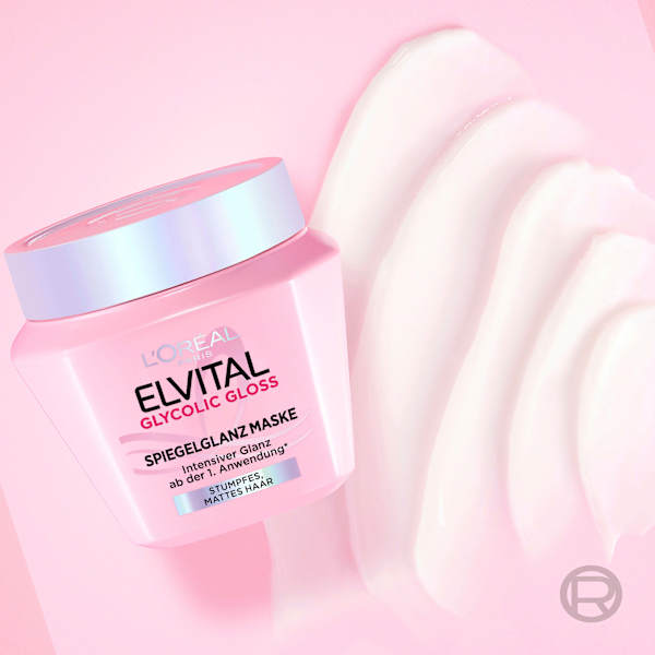 Haarmaske Glycolic Gloss Spiegelglanz L'ORÉAL PARiS ELVITAL