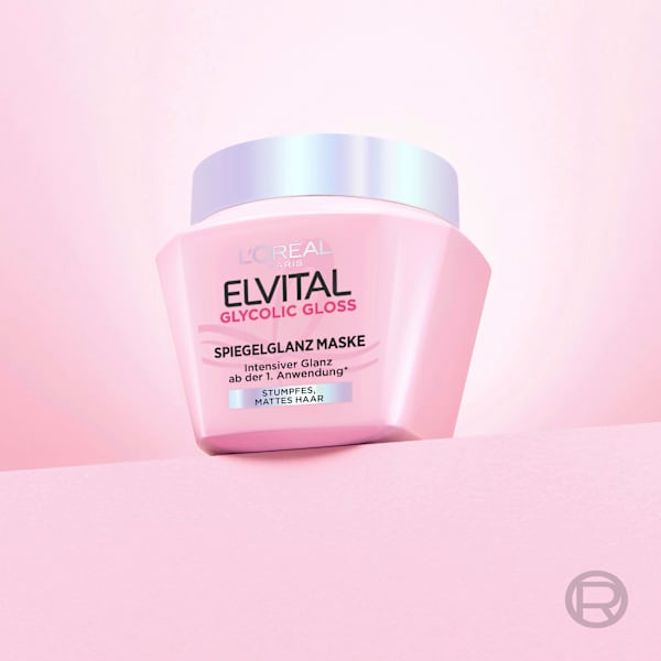 Haarmaske Glycolic Gloss Spiegelglanz L'ORÉAL PARiS ELVITAL