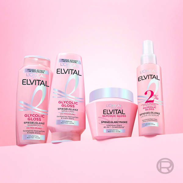 Haarmaske Glycolic Gloss Spiegelglanz L'ORÉAL PARiS ELVITAL
