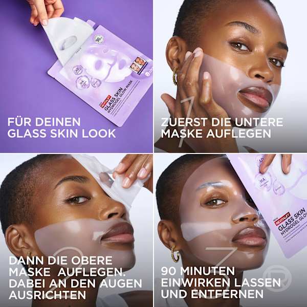 Gesichtsmaske Glass Skin Hydrogel Glow Mask Multipack L'ORÉAL PARiS