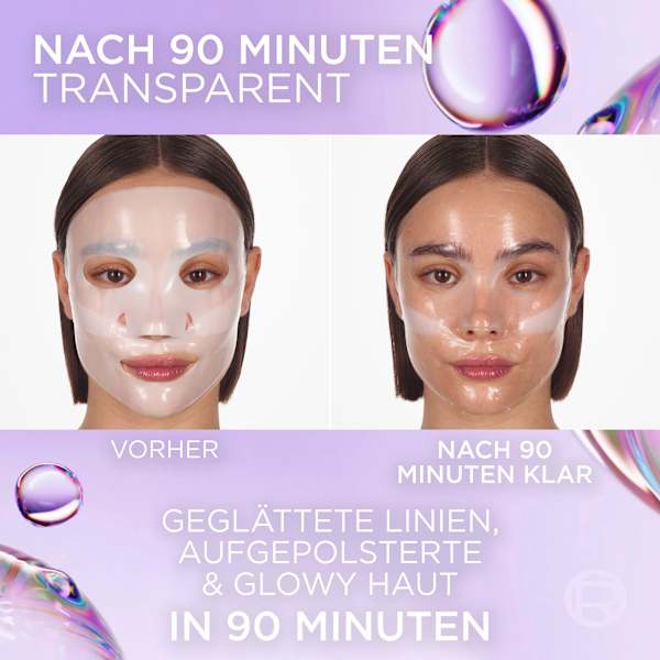 Gesichtsmaske Glass Skin Hydrogel Glow Mask Multipack L'ORÉAL PARiS