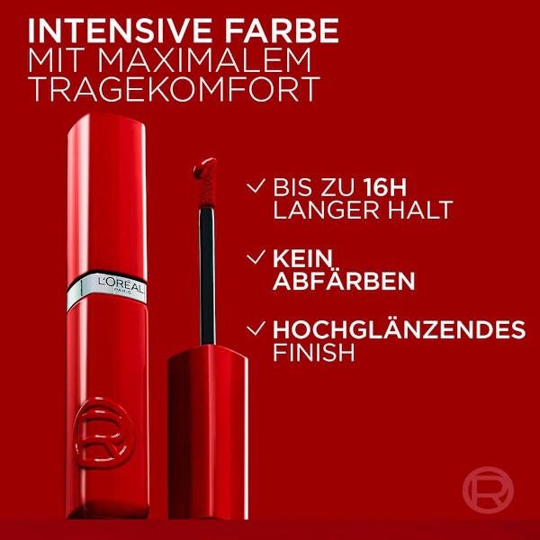 Lippenstift Infaillible Laque Resistance 16H 550 Noir Cherry L'ORÉAL PARiS