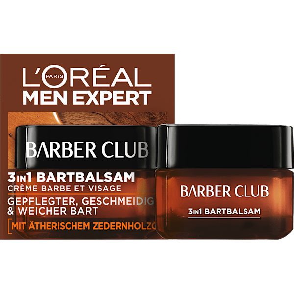 Bartbalsam Barber Club Bartpflege mit Zedernholzöl L'ORÉAL PARiS MEN EXPERT