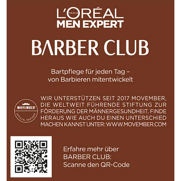 Bartbalsam Barber Club Bartpflege mit Zedernholzöl L'ORÉAL PARiS MEN EXPERT