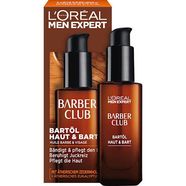 Bartöl Barber Club Bartpflege mit Zedernholzöl L'ORÉAL PARiS MEN EXPERT