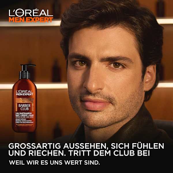 Bartshampoo Barber Club 3in1 L'ORÉAL PARiS MEN EXPERT