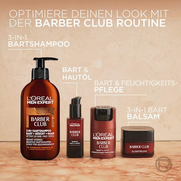 Bartshampoo Barber Club 3in1 L'ORÉAL PARiS MEN EXPERT
