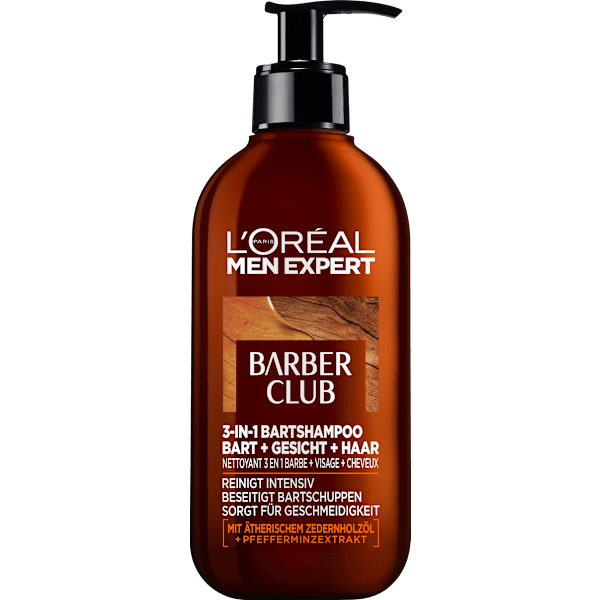 Bartshampoo Barber Club 3in1 L'ORÉAL PARiS MEN EXPERT