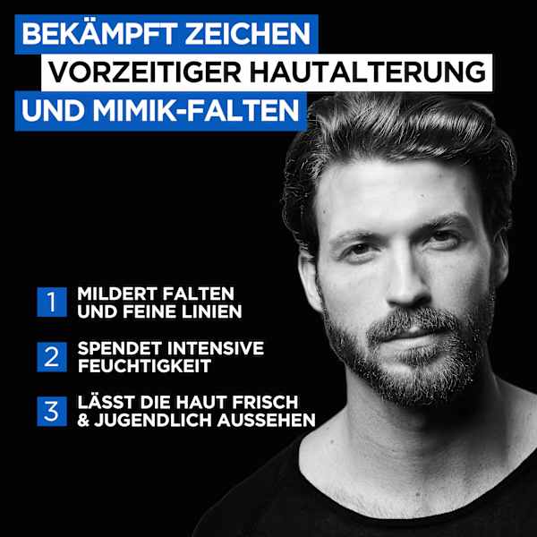 Gesichtscreme Anti-Falten, Feuchtigkeitspflege mit Vitamin E L'ORÉAL PARiS MEN EXPERT
