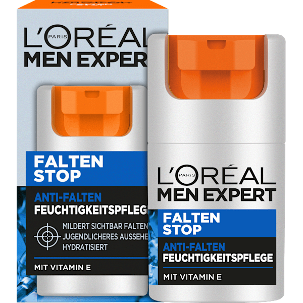 Gesichtscreme Anti-Falten, Feuchtigkeitspflege mit Vitamin E L'ORÉAL PARiS MEN EXPERT