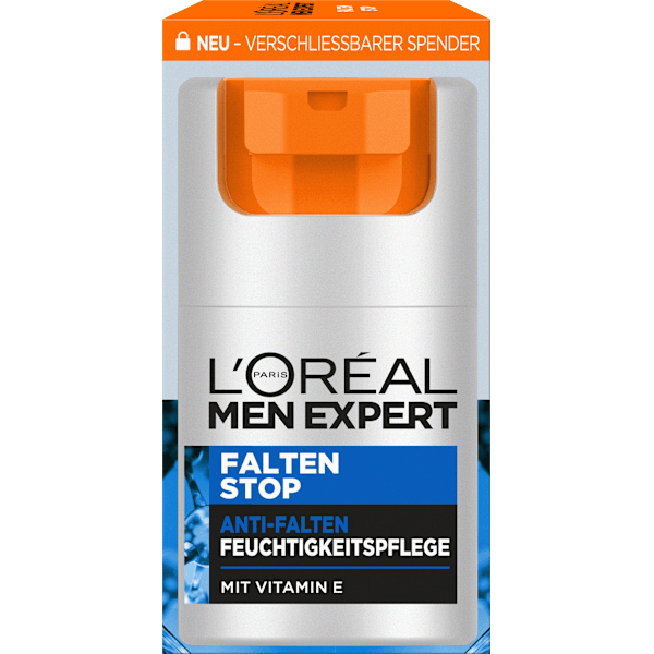 Gesichtscreme Anti-Falten, Feuchtigkeitspflege mit Vitamin E L'ORÉAL PARiS MEN EXPERT