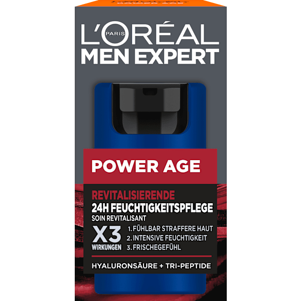 Gesichtscreme Power Age, revitalisierend mit Hyaluronsäure L'ORÉAL PARiS MEN EXPERT