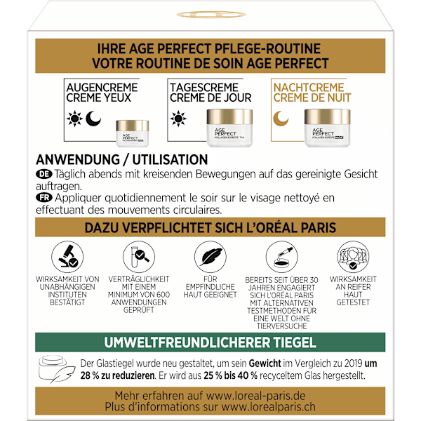 Nachtcreme Age Perfect Pro-Kollagen Experte L'ORÉAL PARiS