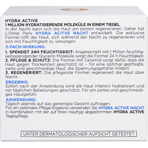Nachtcreme Hydra Active 3 L'ORÉAL PARiS