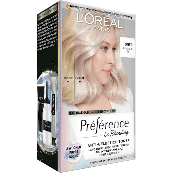 Haartoner 01 Platinum Ice L'ORÉAL PARiS PRÉFÉRENCE