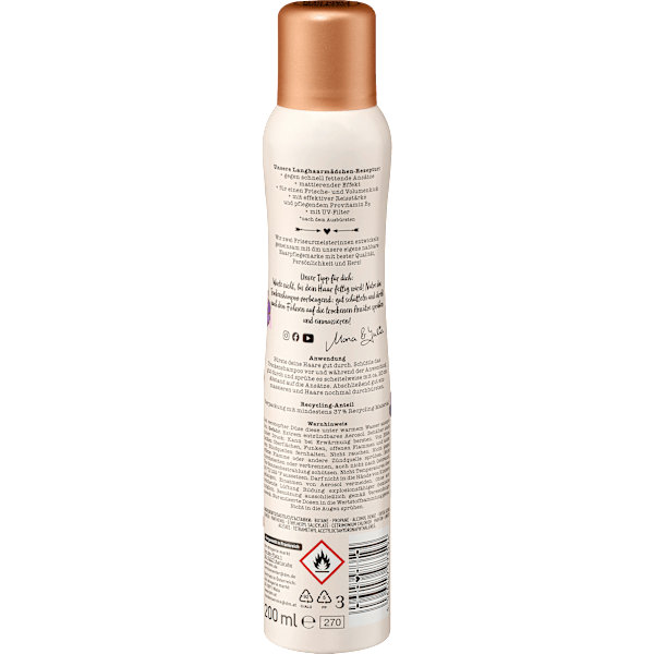 Trockenshampoo Pure Frische LANGHAARMÄDCHEN