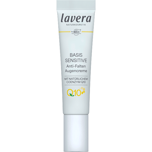Anti Falten Augencreme Q10  Basis Sensitiv lavera NATURKOSMETIK