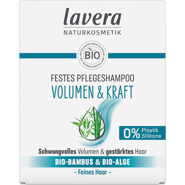 Festes Shampoo Volumen & Kraft lavera NATURKOSMETIK