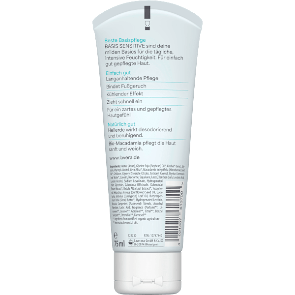 Fußcreme Basis Sensitiv lavera NATURKOSMETIK