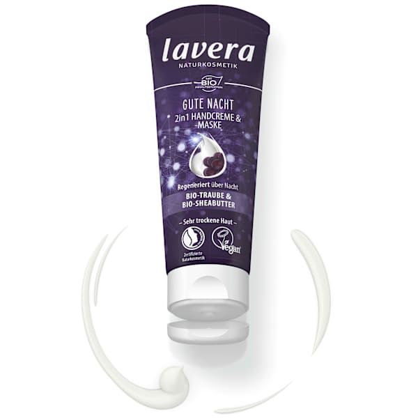 Handcreme & -Maske Gute Nacht 2in1 lavera NATURKOSMETIK