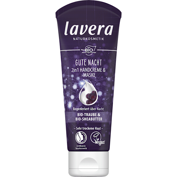 Handcreme & -Maske Gute Nacht 2in1 lavera NATURKOSMETIK