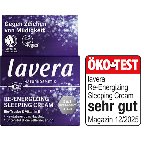 Nachtcreme Re-energizing lavera NATURKOSMETIK