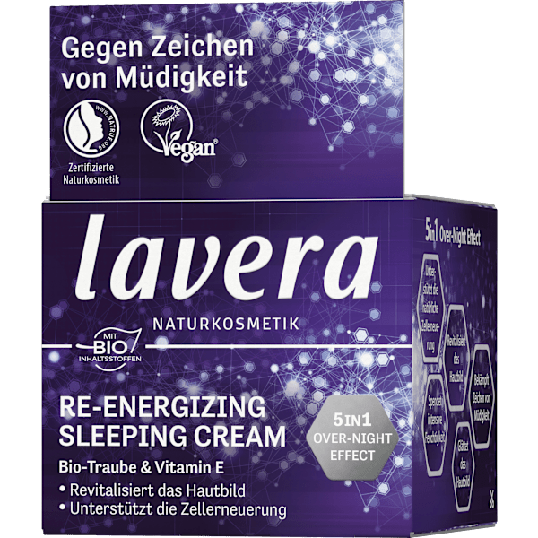 Nachtcreme Re-energizing lavera NATURKOSMETIK
