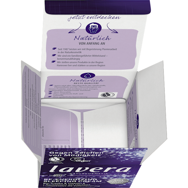 Nachtcreme Re-energizing lavera NATURKOSMETIK