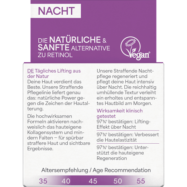 Nachtcreme straffend lavera NATURKOSMETIK