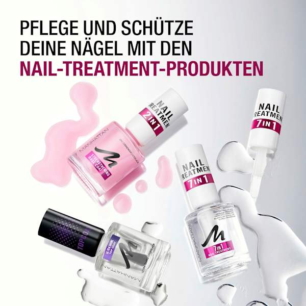 Base Coat, Nail Treatment 2in1 MANHATTAN Cosmetics