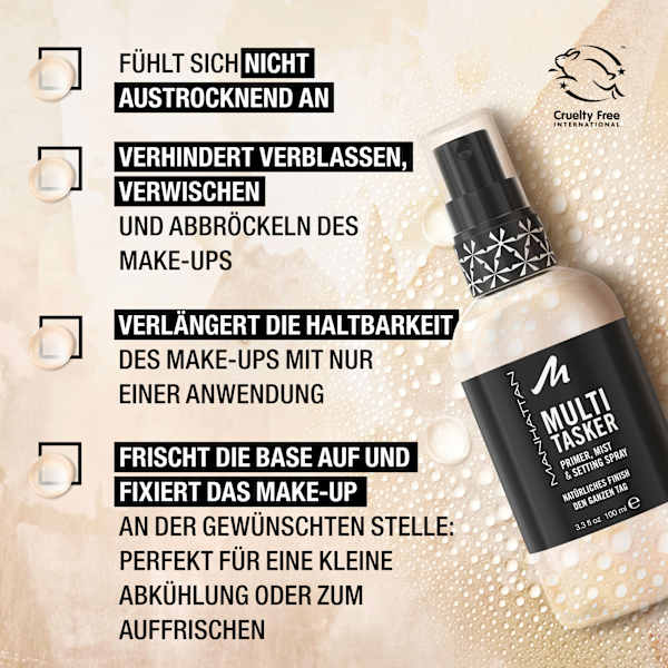 Fixierspray Multi-Tasker Setting Spray Clear MANHATTAN Cosmetics