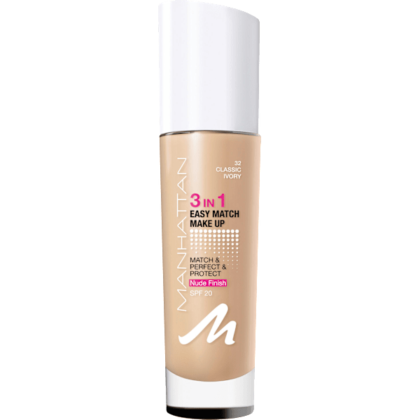 Foundation 3in1 Easy Match Classic Ivory 32, LSF 20 MANHATTAN Cosmetics