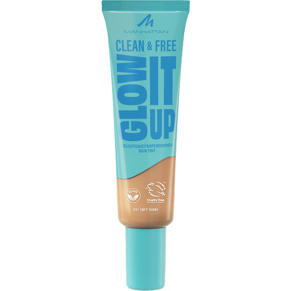 Foundation Clean & Free Glow It Up Skin Tint 31 Soft Ivory MANHATTAN Cosmetics