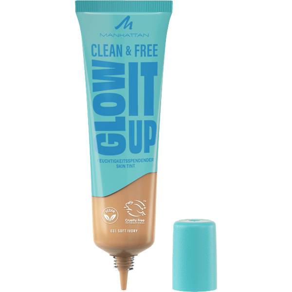 Foundation Clean & Free Glow It Up Skin Tint 31 Soft Ivory MANHATTAN Cosmetics