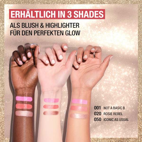 Highlighter Multi-Tasker Turbocharged Glow 001 Not A Basic B MANHATTAN Cosmetics