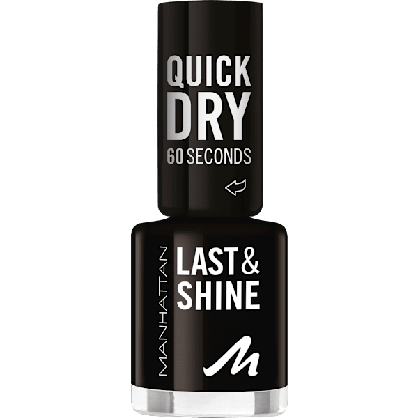 Nagellack Last & Shine 790 Black Is Black MANHATTAN Cosmetics