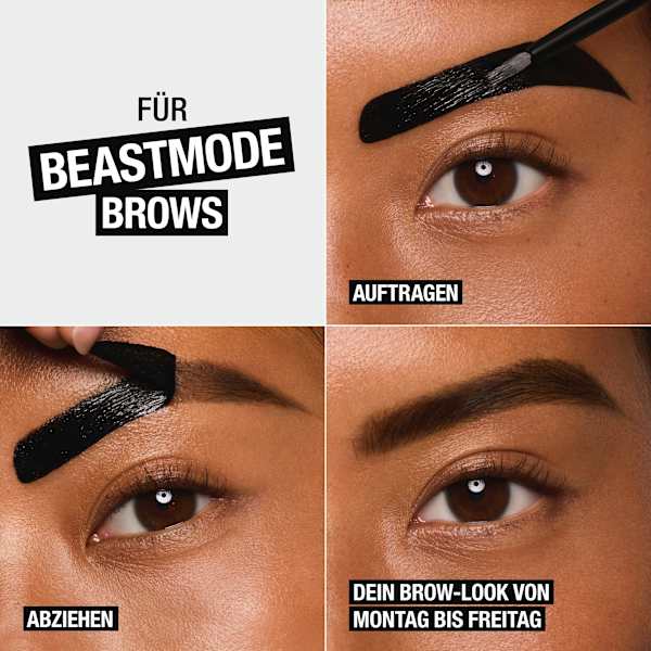 Peel-Off Augenbrauenfarbe Wonder ´Bond Brow Filler Peel-Off Tint 003 Dark Brown MANHATTAN Cosmetics