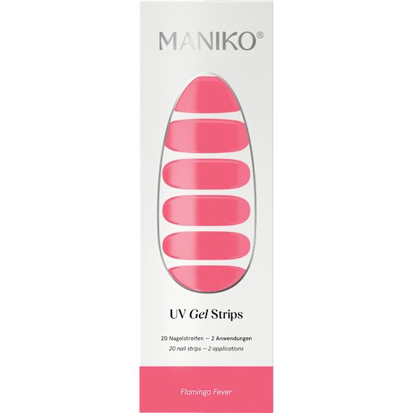 UV Gel Nagelfolien Flamingo Fever Maniko