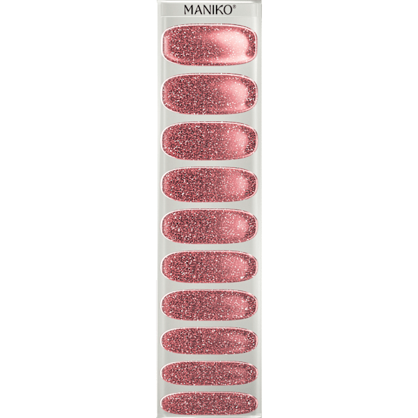 UV Gel Nagelfolien Glittery Rosé Maniko