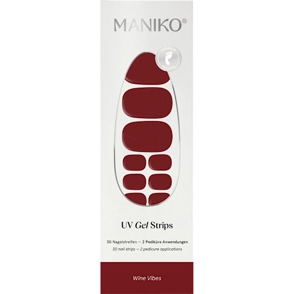 UV Gel Nagelfolien Pediküre Wine Vibes Maniko