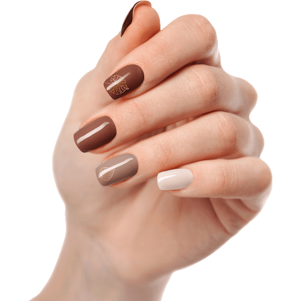 UV Gel Nagelfolien Toffee Twinkle Maniko