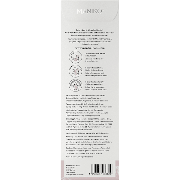 UV Gel Nagelfolien Urban Jungle Maniko