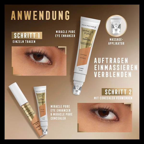 Concealer Miracle Pure Eye Enhancer 03 Peach MAX FACTOR